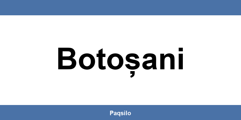 Informații utile despre sediul GLS din Botoșani