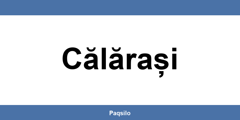Informații utile despre sediul GLS din Călărași