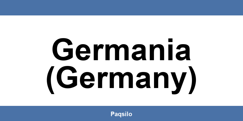 Informații utile despre sediul GLS din Germania (Germany)