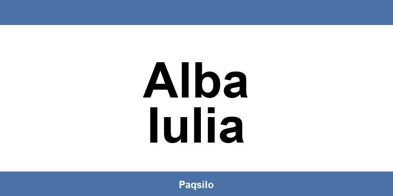 Informații utile despre sediul GLS din Alba Iulia